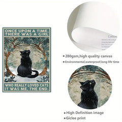 Animal Pictures Wall Canvas Poster - Cat Lover Art