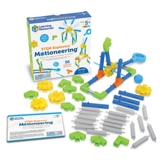 Learning Resources STEM Explorers Motioneering - 56 Pieces Ages 5+STEM Toys for Kids Brain Teaser Toys and Games Kindergarten Games