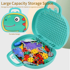 203-Piece STEM Building Block Drill Set for Kids