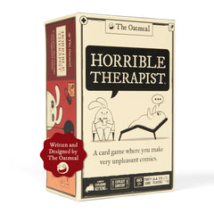 Exploding Kittens Horrible Therapist: Base Edition 3-8 Players - Ages 17+ - 15 Minutes to Play - Comic Building Game - Party Game Family Game Night Card Game