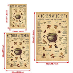 Canvas Print Poster: Enchanting Witchery Wall Art