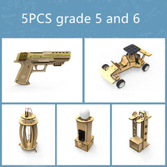 STEM Educational Wooden DIY Science Toys for Kids