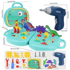 203-Piece STEM Building Block Drill Set for Kids