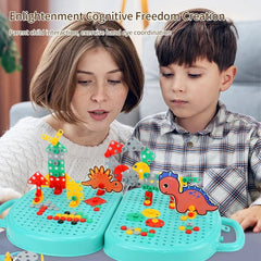 203-Piece STEM Building Block Drill Set for Kids