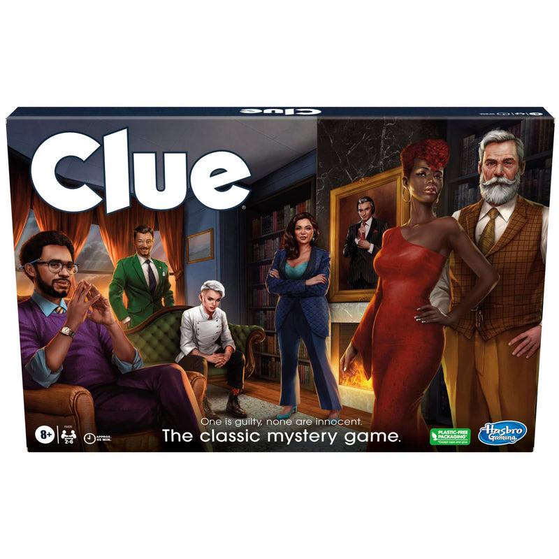 Hasbro Gaming Clue Board Game for Kids Ages 8 and Up Reimagined Clue Game for 2-6 Players Mystery Games Detective Games Family Games for Kids and Adults