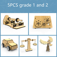 STEM Educational Wooden DIY Science Toys for Kids