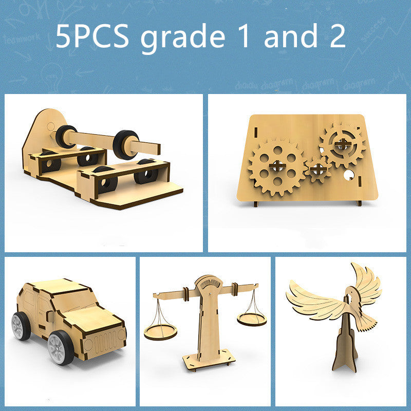 STEM Educational Wooden DIY Science Toys for Kids