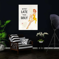 Canvas Print Wall Art Poster - Cute Gift for Women