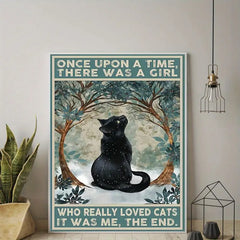 Animal Pictures Wall Canvas Poster - Cat Lover Art