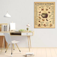 Canvas Print Poster: Enchanting Witchery Wall Art