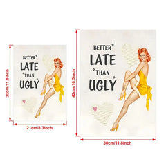Canvas Print Wall Art Poster - Cute Gift for Women