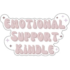 Emotional Support Kindle Sticker Kindle Sticker Book Sticker Laptop Sticker Bookish Decal Book Club Teens Adults E-Reader Kindle Book Lovers Gift (2 in)…