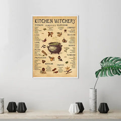 Canvas Print Poster: Enchanting Witchery Wall Art