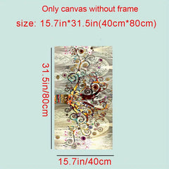 Frameless Tree of Life Wall Poster by Gustav Klimt