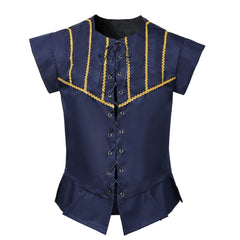 BPURB Mens Renaissance Steampunk Vest Gothic Lace-up Waistcoat Victorian Costume